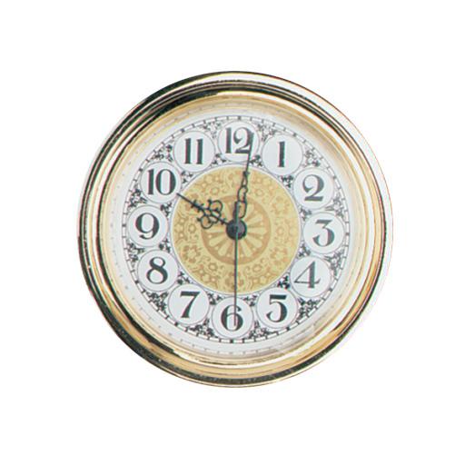 NEW, 3-PACK CLOCK FIT UP White Dial,easy read arabic,Insert 3 1/8" dia #280AW 