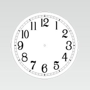 Details about   New 11-1/8" Metal Clock Dial with 3 Key Winding Holes C-603 