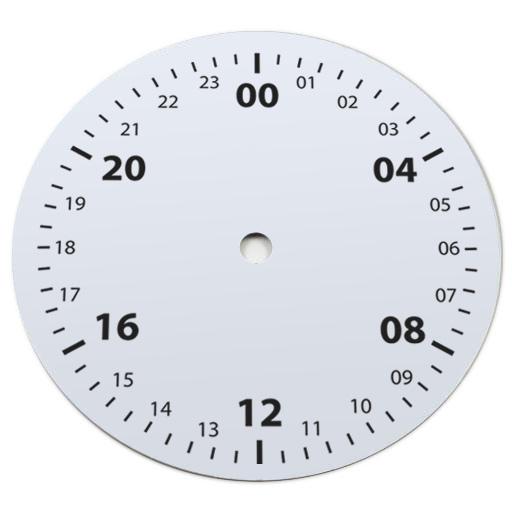 24 Hour Movement Dials