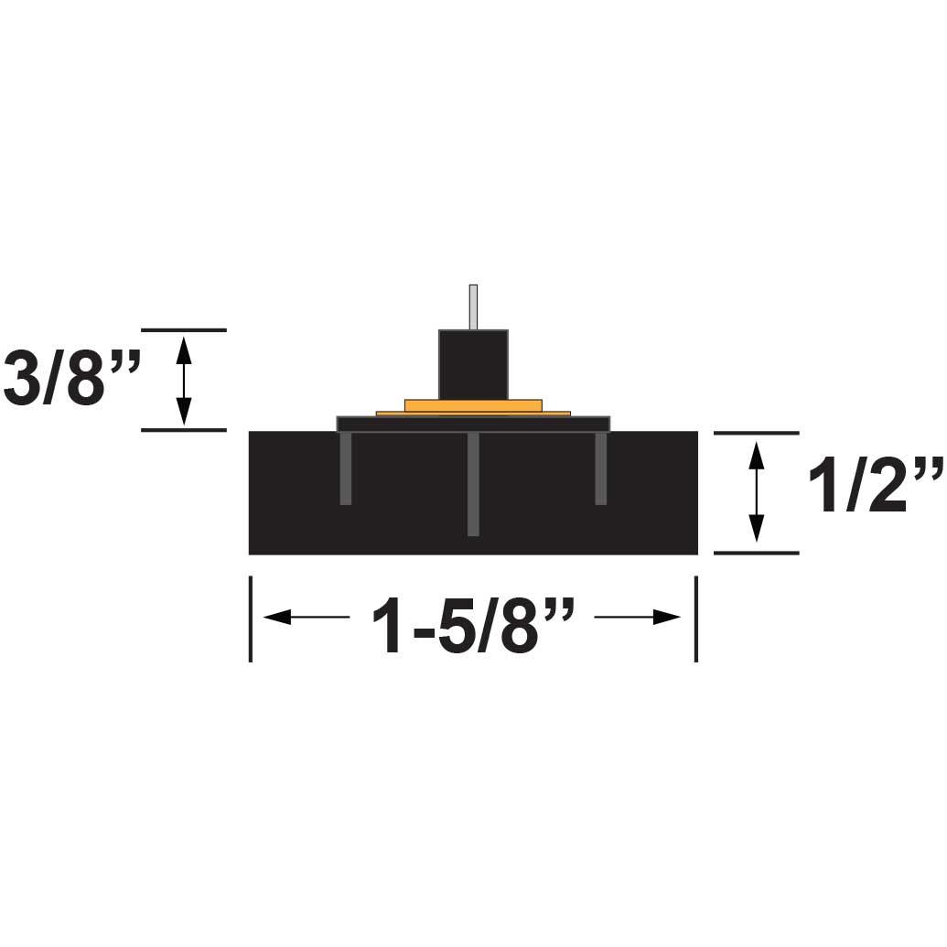 Indoor / Outdoor Thermometer Movements-Dials Up to 3/16 in. thick-TMT8